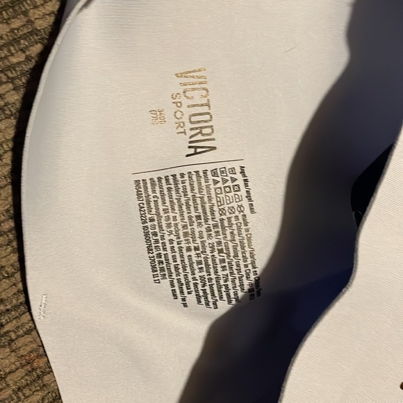 Victoria’s Secret Sport blue outfit 34DD angel max bra and Small knockout crops - Picture 7 of 7